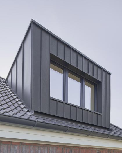 Anbau an Haus